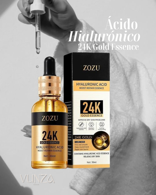 Ácido Hialurónico con oro 24k