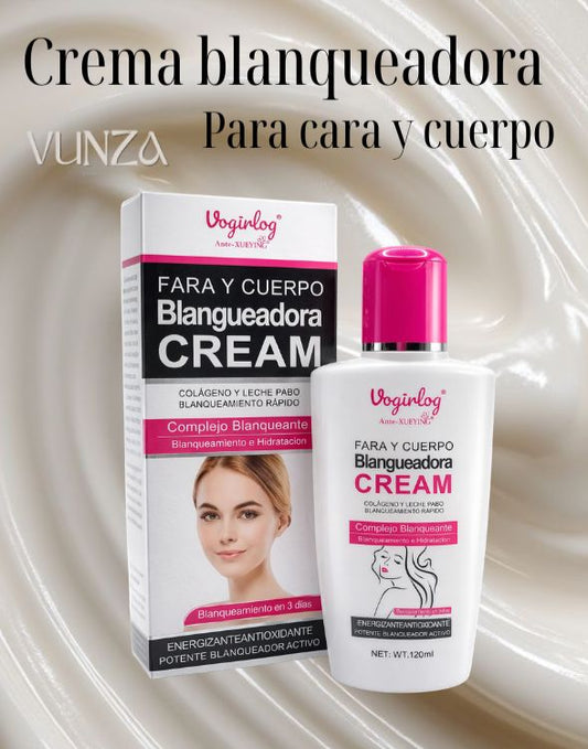 Crema Aclarante para cara y cuerpo